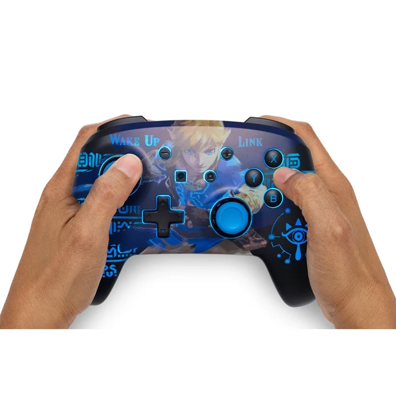 PowerA Lumectra Enhanced Wireless Controller For Nintendo Switch (Zelda Wake Up link)