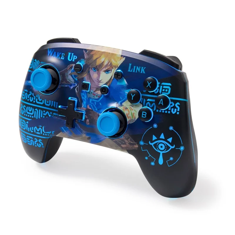 PowerA Lumectra Enhanced Wireless Controller For Nintendo Switch (Zelda Wake Up link)