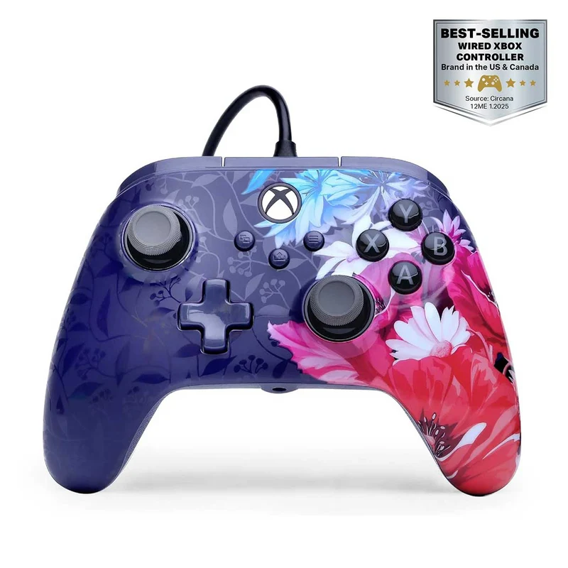 PowerA Advantage Plus Wired Controller For XBOX (Night Blossom)