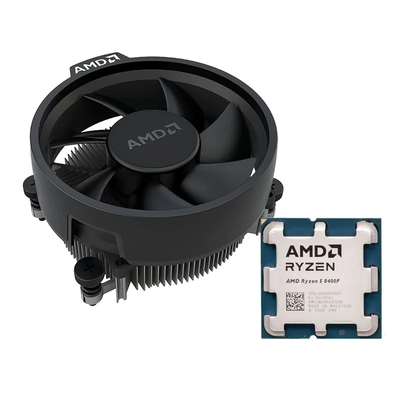 AMD Ryzen 5 8400F Processor with Wraith Stealth Cooler - MPK
