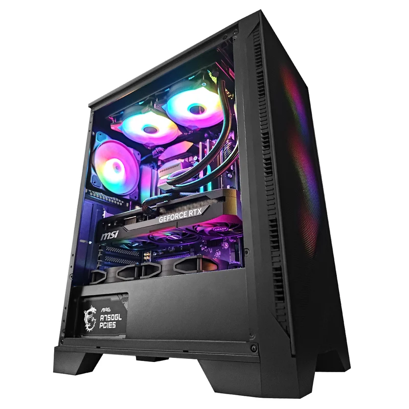 Sophos Forge 120A Black Desktop Gaming PC | Intel i7 14700F | 32GB RAM | 1TB SSD with WiFi + Bluetooth | GeForce RTX 5070 OC| Windows 11 Pro