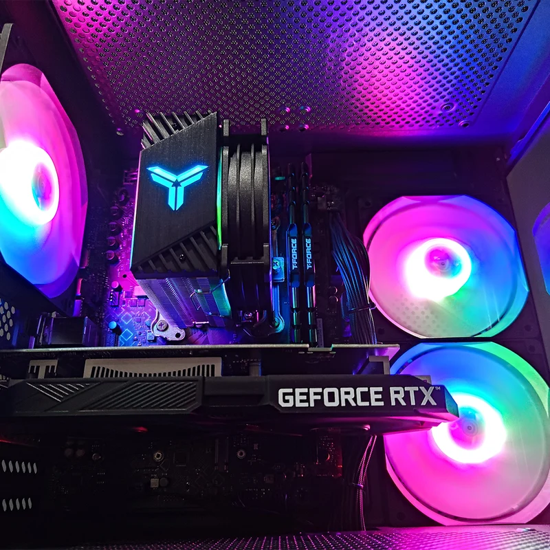 Alpha Eris Black Desktop Gaming PC | Intel i5 12400F | 16GB RAM | 512GB SSD | RTX 3050 | Windows 11 Pro
