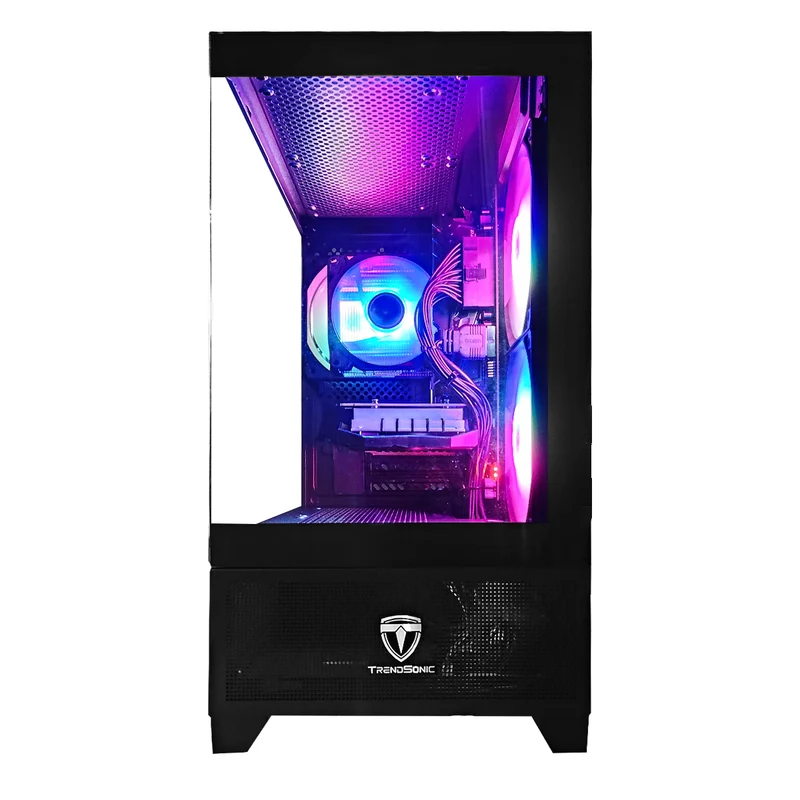 Alpha Eris Black Desktop Gaming PC | Intel i5 12400F | 16GB RAM | 512GB SSD | RTX 3050 | Windows 11 Pro