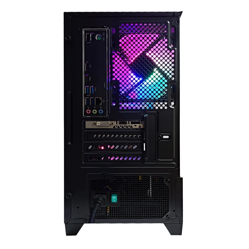 Alpha Eris Black Desktop Gaming PC | Intel i5 12400F | 16GB RAM | 512GB SSD | RTX 3050 | Windows 11 Pro