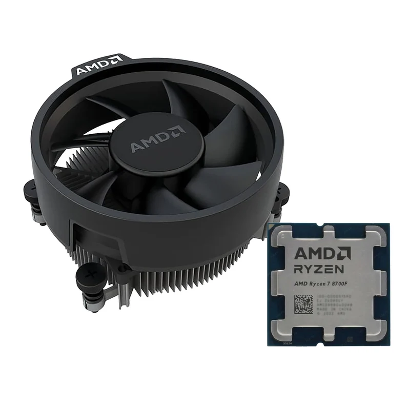AMD Ryzen 7 8700F Processor with Wraith Stealth Cooler - MPK