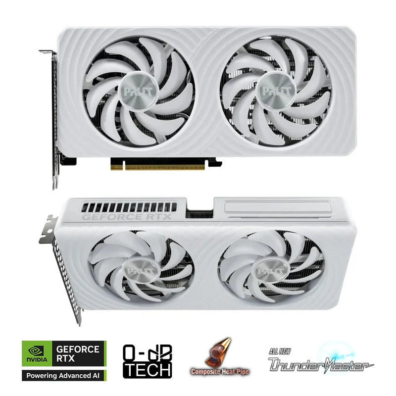 Palit GeForce RTX 5060 8GB White OC Graphics Card