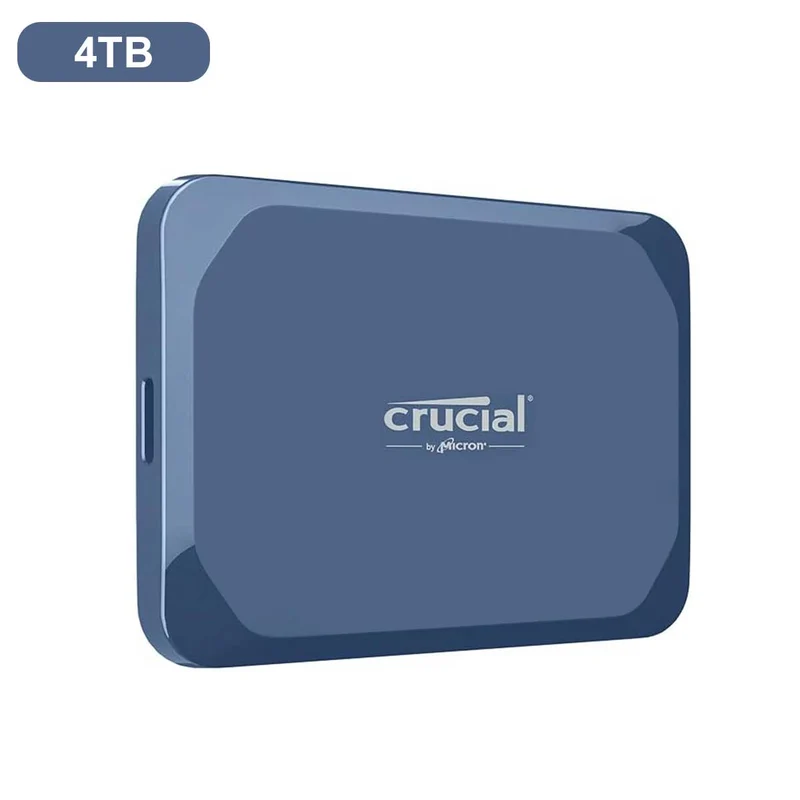 Crucial X10 USB 3.2 Gen2 2x2 (20GB/s) 2100MB/s Read Type-C Portable SSD (1TB, 2TB, 4TB, 6TB, 8TB)