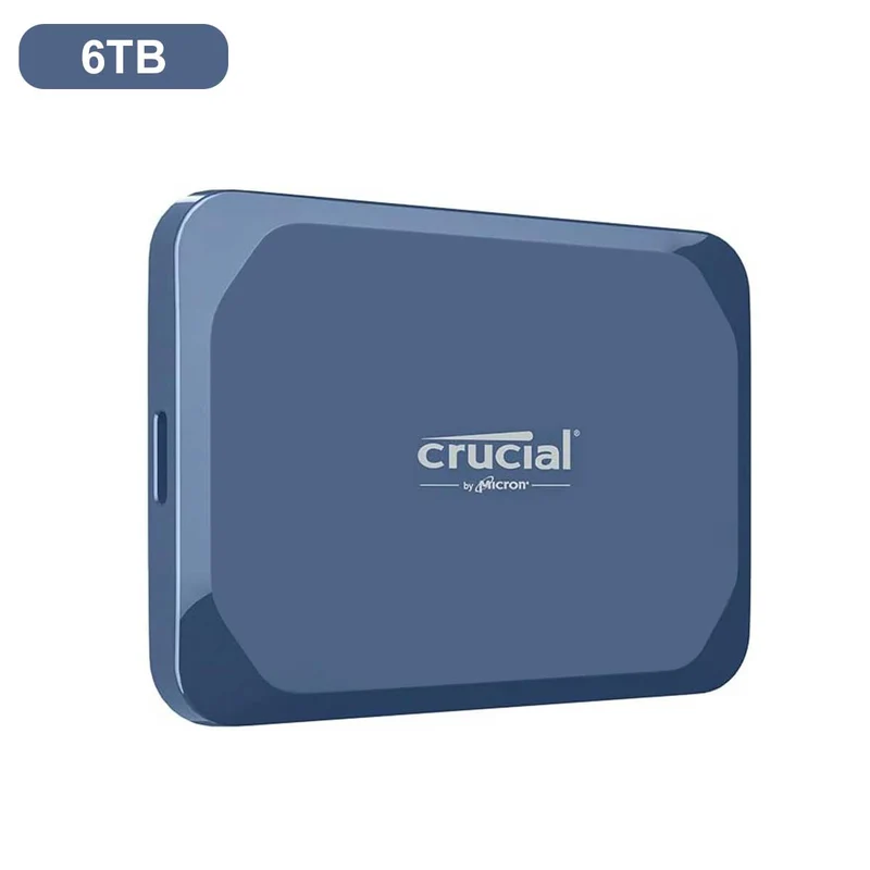 Crucial X10 USB 3.2 Gen2 2x2 (20GB/s) 2100MB/s Read Type-C Portable SSD (1TB, 2TB, 4TB, 6TB, 8TB)