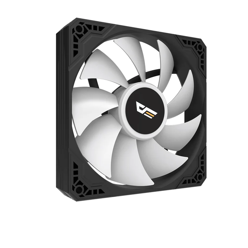 DarkFlash M400 Plus Dual Fan CPU Air Cooler with Digital Display (Black)