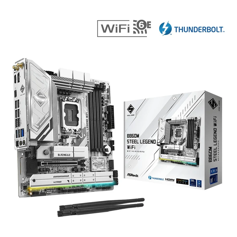 ASRock B860M Steel Legend WiFi Motherboard
