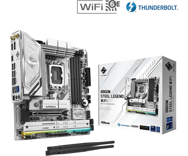 ASRock B860M Steel Legend WiFi Motherboard