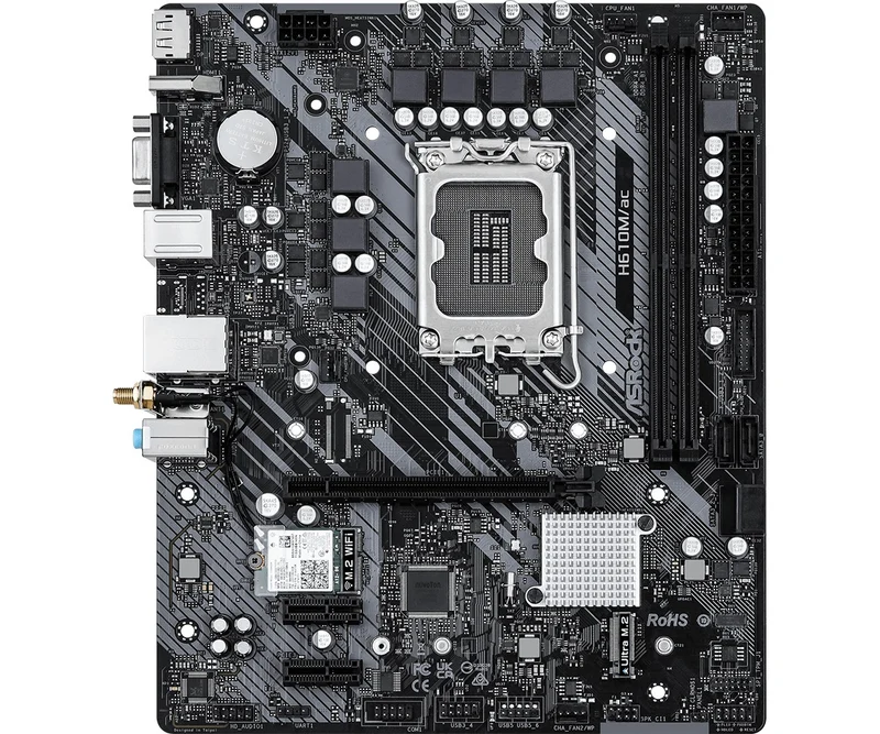 ASRock H610M/ac DDR4 Motherboard