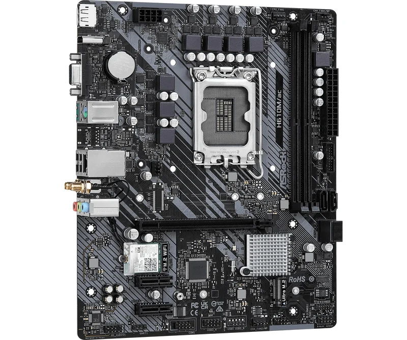 ASRock H610M/ac DDR4 Motherboard