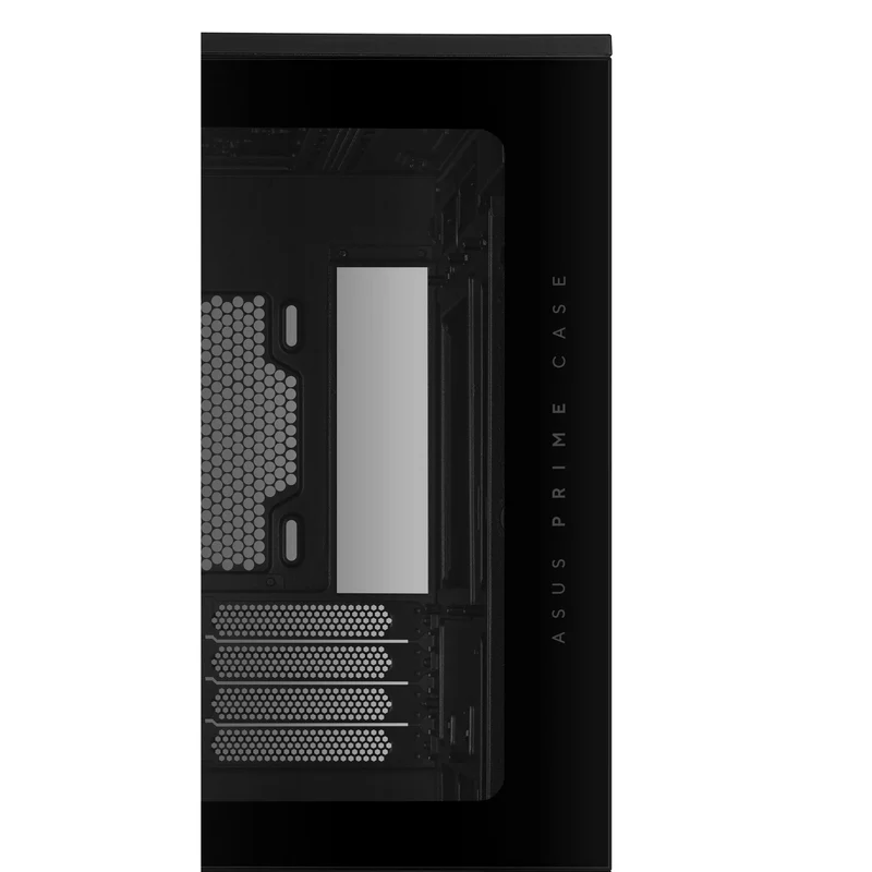 Asus Prime AP202 Air Floating mATX Curved Glass Panel Panoramic PC Case (Black, White)