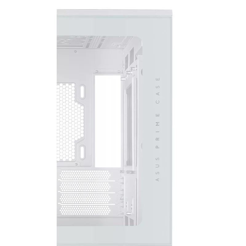 Asus Prime AP202 Air Floating mATX Curved Glass Panel Panoramic PC Case (Black, White)
