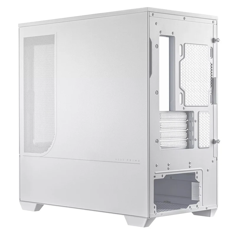Asus Prime AP202 Air Floating mATX Curved Glass Panel Panoramic PC Case (Black, White)