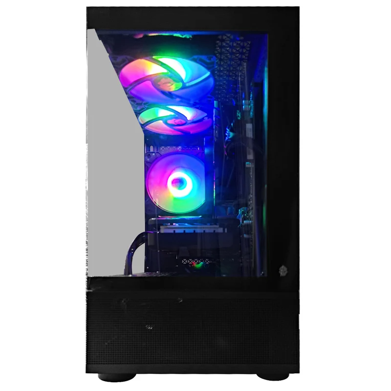 Alpha Reyna Black Desktop Gaming PC | AMD Ryzen 5 5600 | 16GB RAM | 512GB SSD with WiFi + Bluetooth | GeForce RTX 4060 | Windows 11