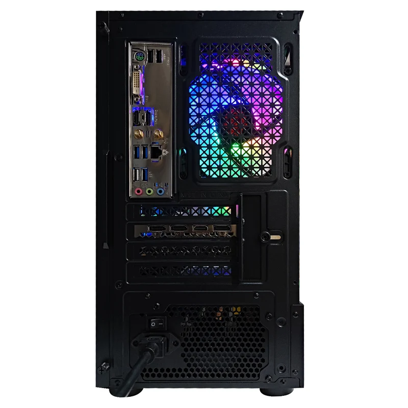 Alpha Reyna Black Desktop Gaming PC | AMD Ryzen 5 5600 | 16GB RAM | 512GB SSD with WiFi + Bluetooth | GeForce RTX 4060 | Windows 11
