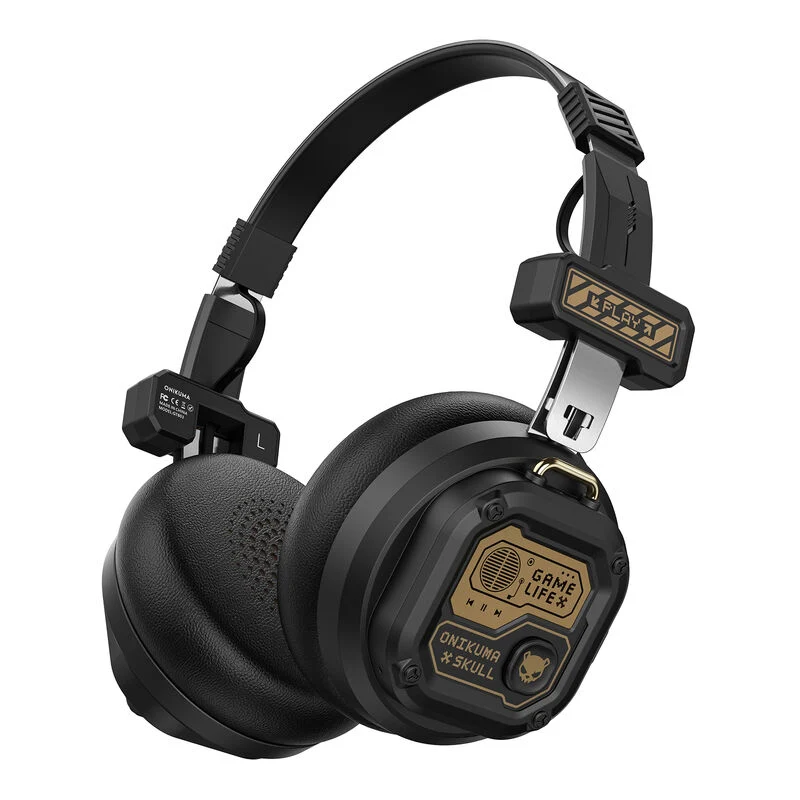 Onikuma GT803 Wireless Gaming Headset (Black, White/Black)