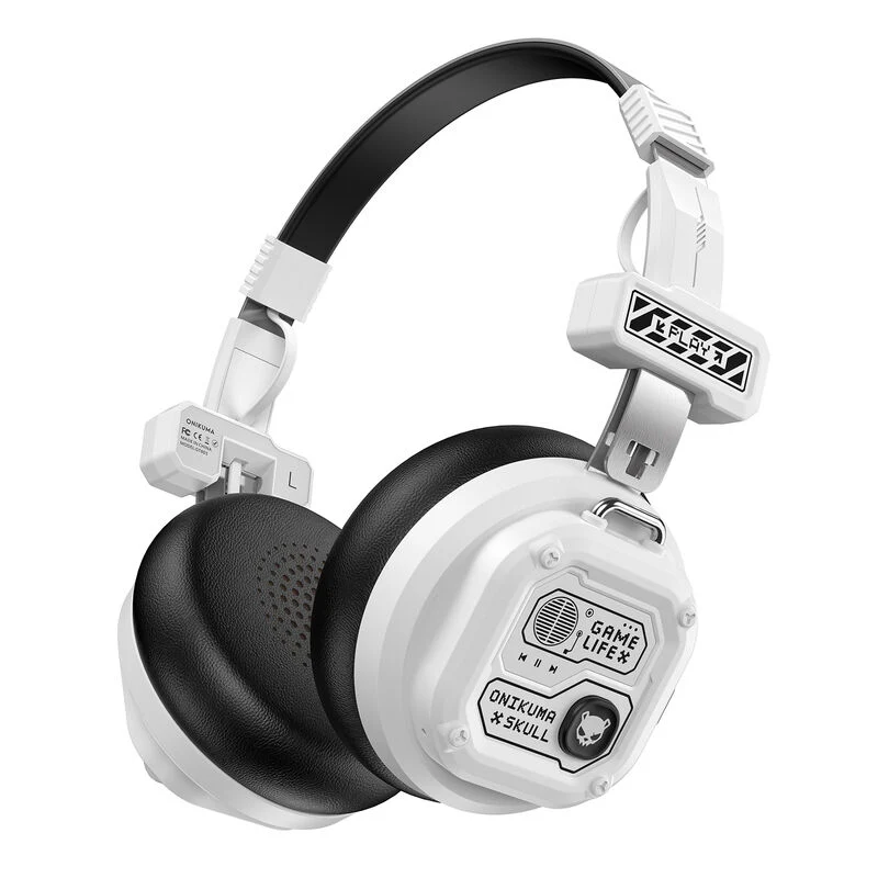 Onikuma GT803 Wireless Gaming Headset (Black, White/Black)