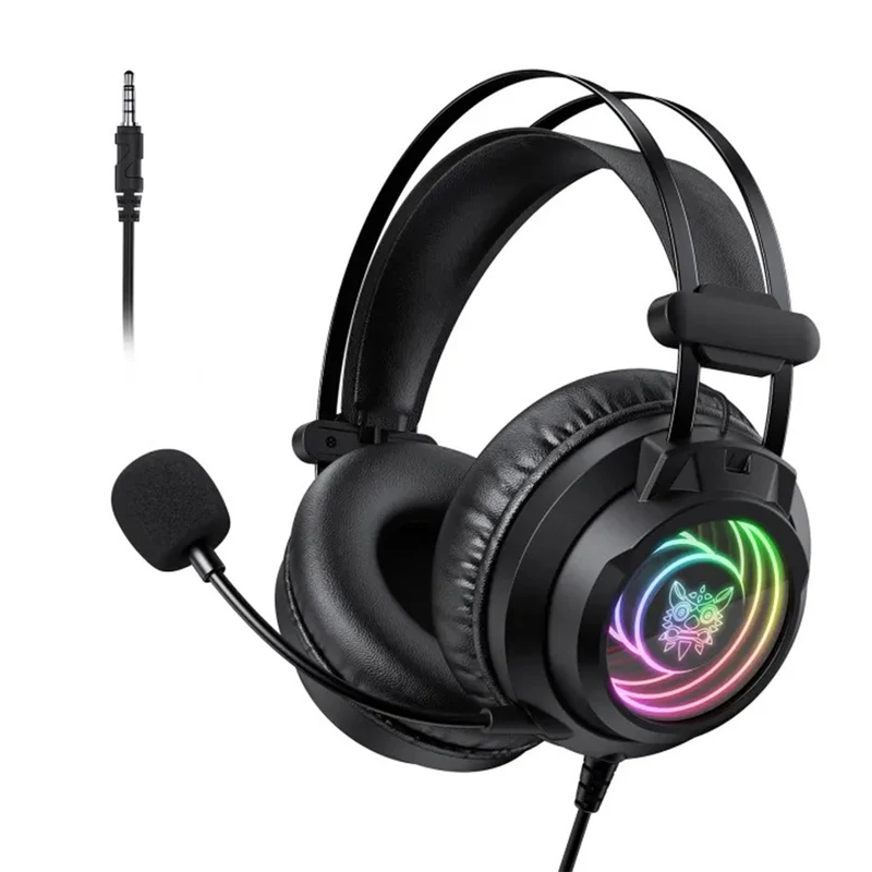Onikuma X80 Abyss Mirror Wired Gaming Headphone with Microphone (Black)