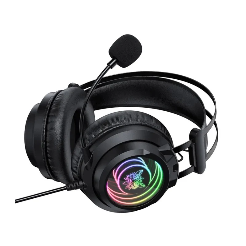 Onikuma X80 Abyss Mirror Wired Gaming Headphone with Microphone (Black)