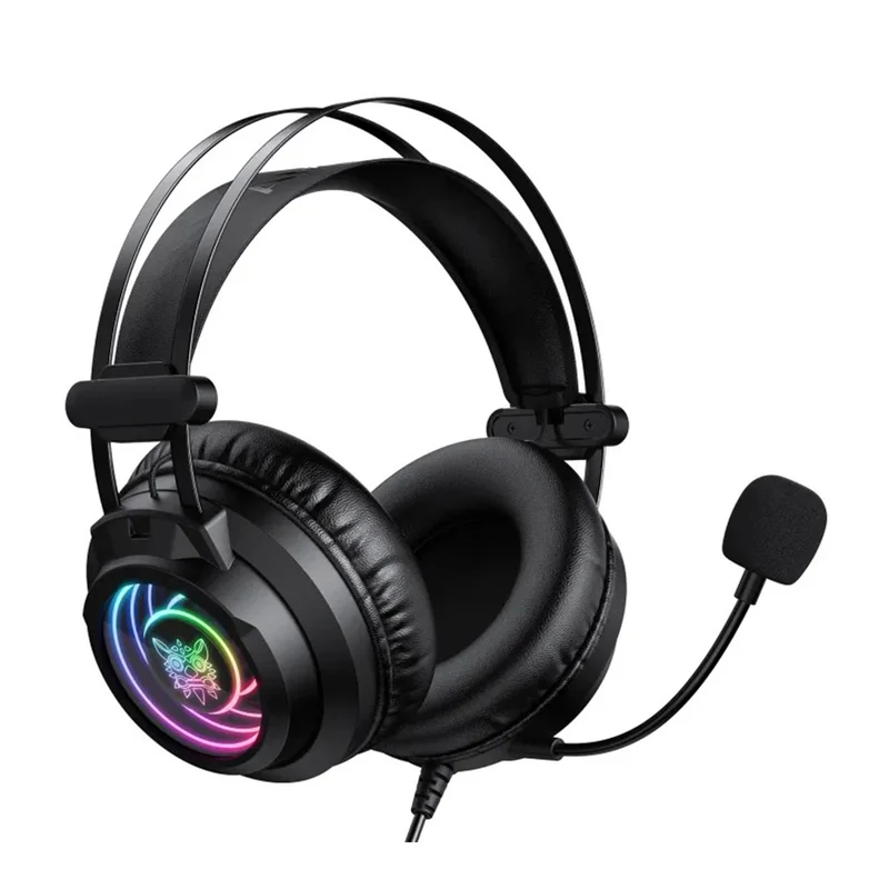 Onikuma X80 Abyss Mirror Wired Gaming Headphone with Microphone (Black)