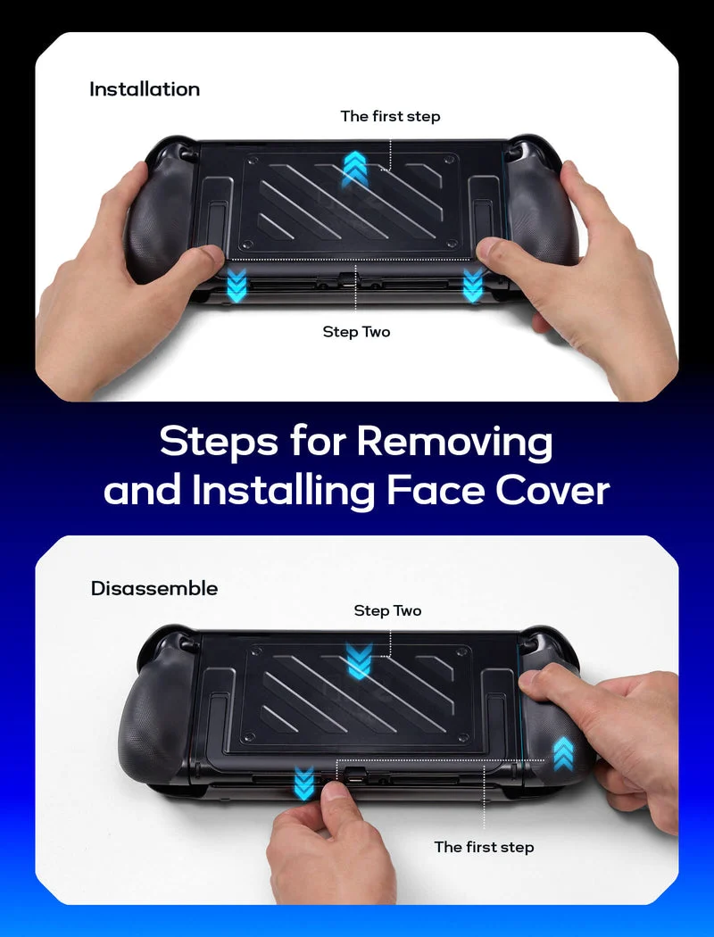 JSAUX Shock-Absorbent Split Storage Case for Nintendo Switch 2 (Black) (PC0114)
