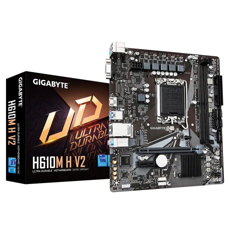 Gigabyte H610M H V2 DDR5 UD Motherboard