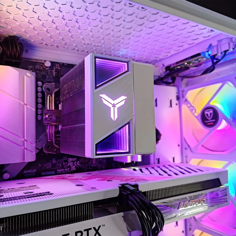 Alpha Hermes White Desktop Gaming PC | AMD Ryzen 5 5600 | 16GB RAM | 512GB SSD with WiFi + Bluetooth | GeForce RTX 4060 OC | Windows 11 Pro