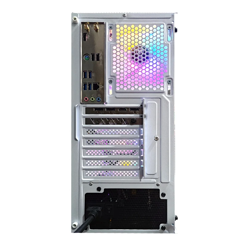 Alpha Hermes White Desktop Gaming PC | AMD Ryzen 5 5600 | 16GB RAM | 512GB SSD with WiFi + Bluetooth | GeForce RTX 4060 OC | Windows 11 Pro