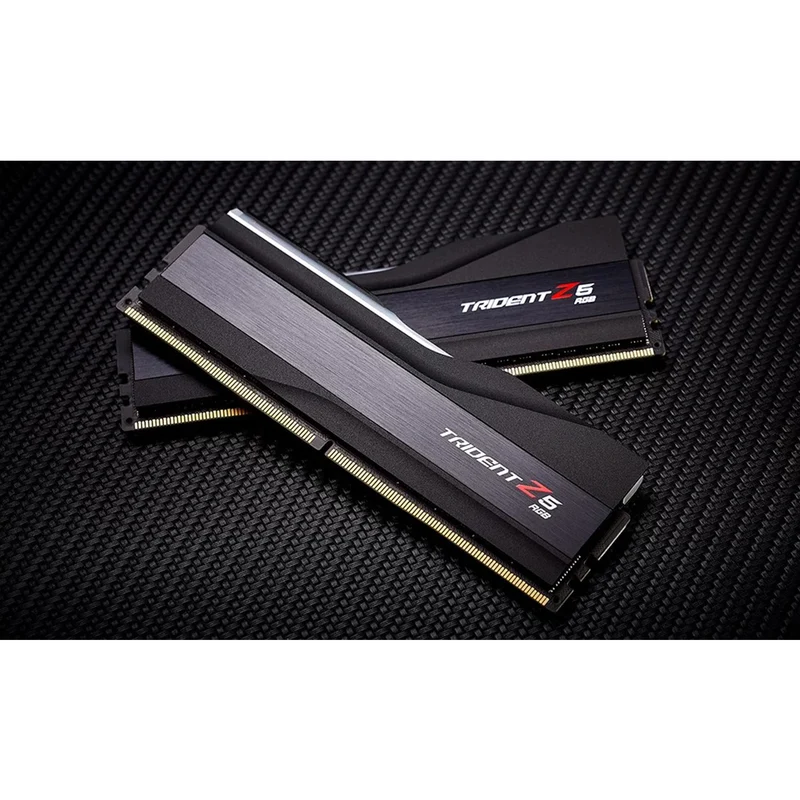 G.Skill Trident Z5 RGB 64GB (2x32GB) DDR5 6000 Mhz CL30-40-40-96 1.40V Intel XMP Desktop Memory (Matte Black) (F5-6000J3040G32GX2-TZ5RK)
