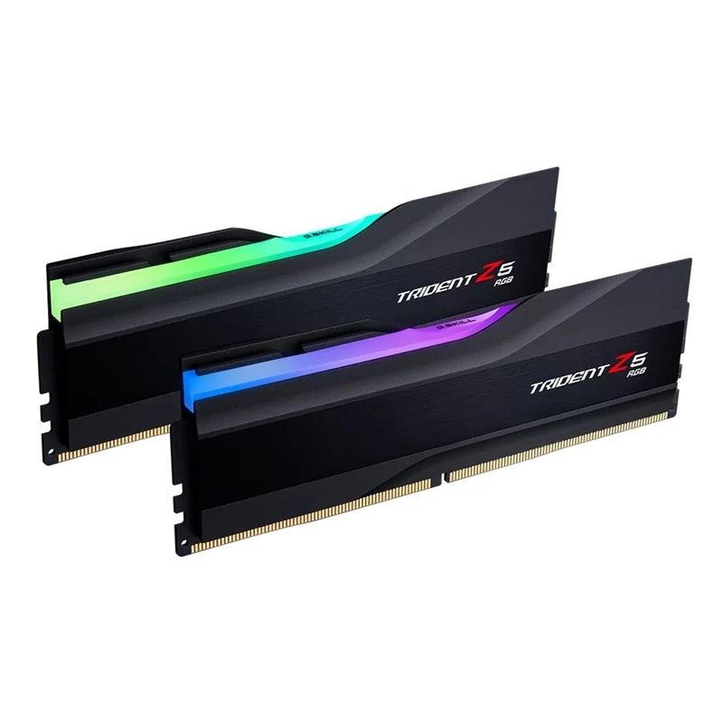 G.Skill Trident Z5 RGB 64GB (2x32GB) DDR5 6000 Mhz CL30-40-40-96 1.40V Intel XMP Desktop Memory (Matte Black) (F5-6000J3040G32GX2-TZ5RK)