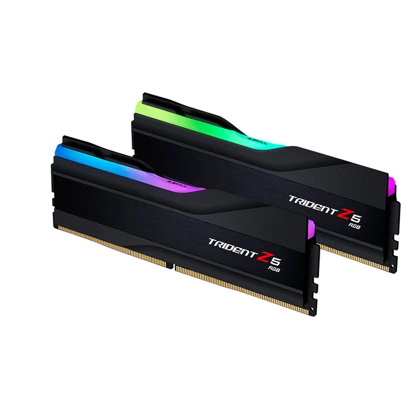G.Skill Trident Z5 RGB 32GB (2x16GB) DDR5 6000 Mhz CL32-38-38-96 1.35V Intel XMP Desktop Memory (Matte Black, Matte White)