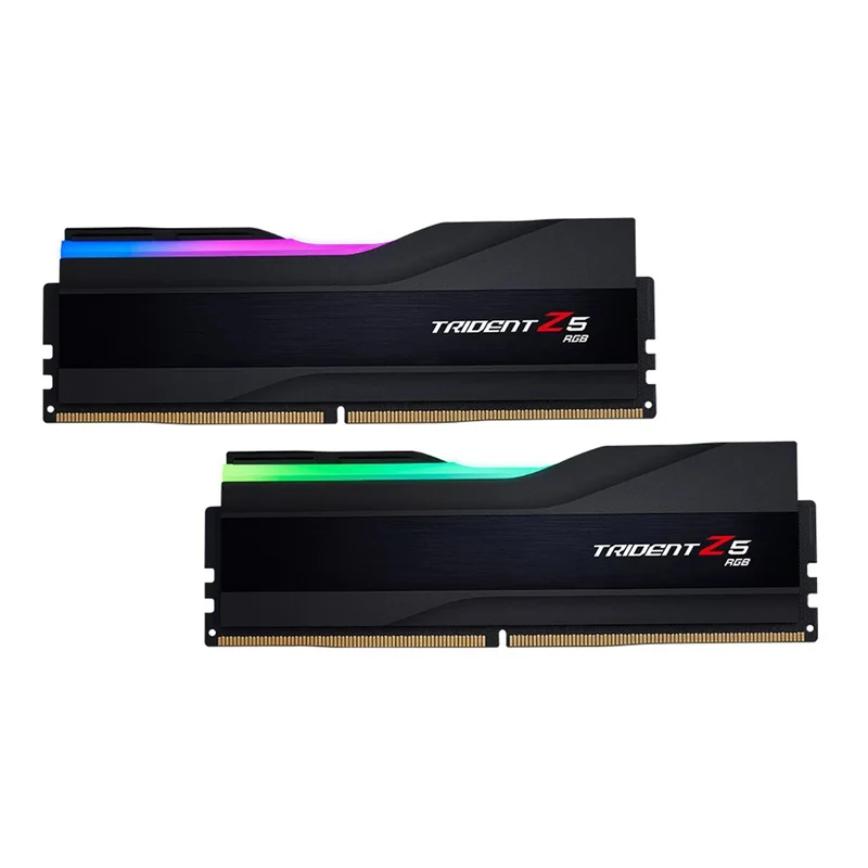 G.Skill Trident Z5 RGB 32GB (2x16GB) DDR5 6000 Mhz CL32-38-38-96 1.35V Intel XMP Desktop Memory (Matte Black, Matte White)