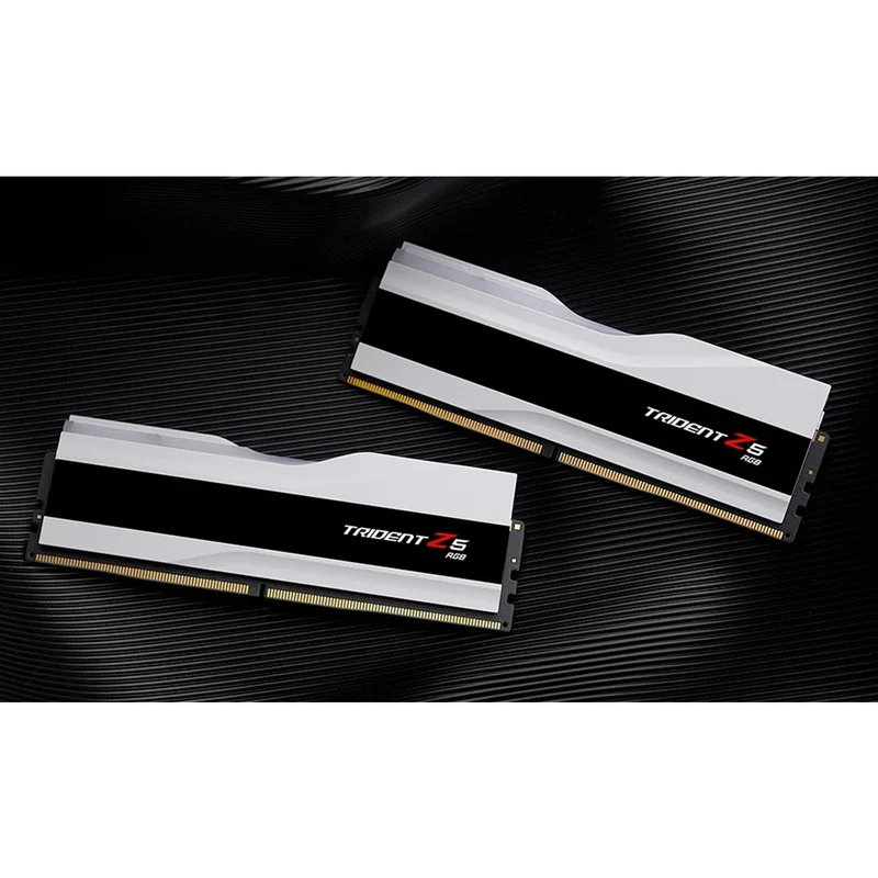 G.Skill Trident Z5 RGB 32GB (2x16GB) DDR5 6000 Mhz CL32-38-38-96 1.35V Intel XMP Desktop Memory (Matte Black, Matte White)