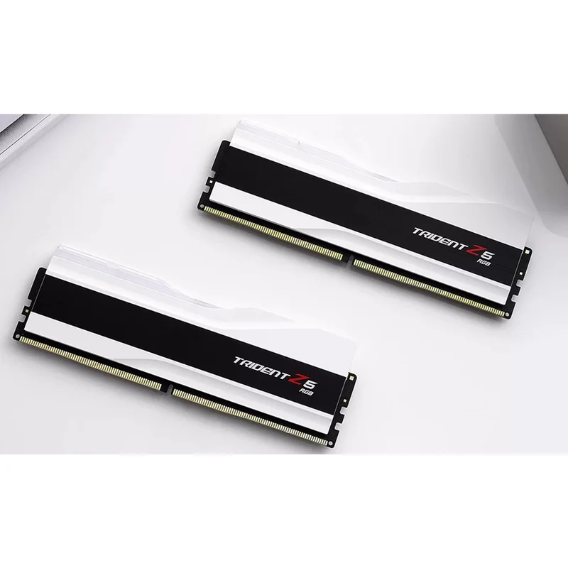 G.Skill Trident Z5 RGB 32GB (2x16GB) DDR5 6000 Mhz CL32-38-38-96 1.35V Intel XMP Desktop Memory (Matte Black, Matte White)