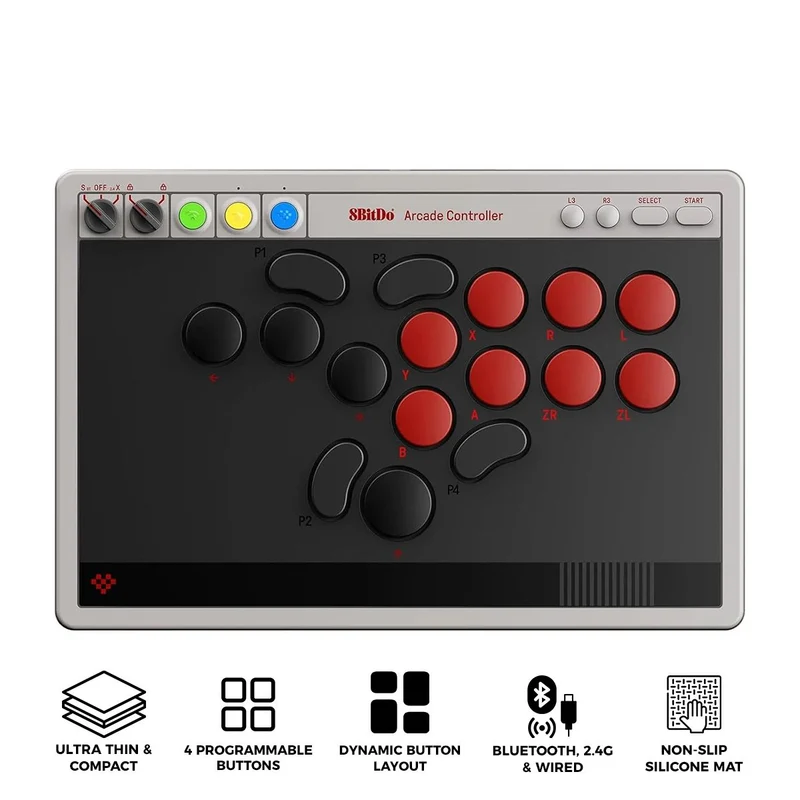 8Bitdo Arcade Controller for Nintendo Switch / Windows (80FG)