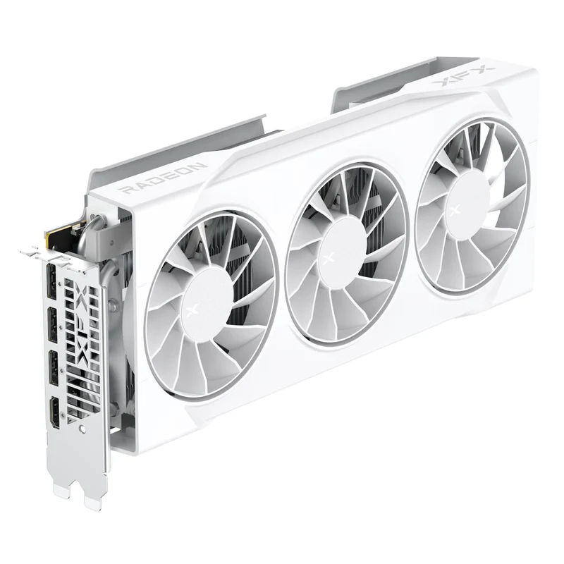 XFX Swift AMD Radeon RX 9070 OC Triple Fan Gaming Ed. 16GB GDDR6 Graphics Card (White) (RX-97SWFT3W7)