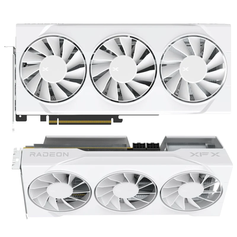 XFX Swift AMD Radeon RX 9070 OC Triple Fan Gaming Ed. 16GB GDDR6 Graphics Card (White) (RX-97SWFT3W7)