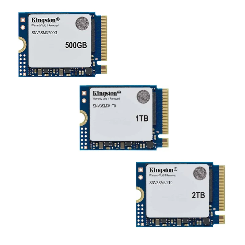 Kingston NV3 M.2 2230 PCIe 4.0 NVMe SSD (500GB, 1TB, 2TB)