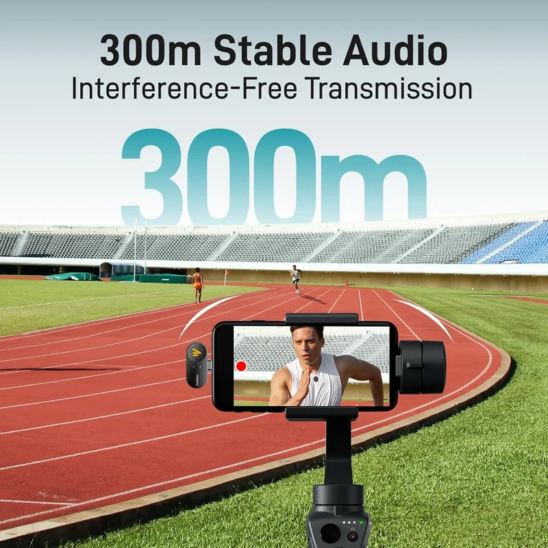 Maono Wave T5 WM650 PA3 AI Wireless Lavalier Microphone Combo Version for Camera / Lightning / Type-C