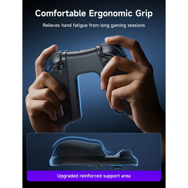 JSAUX JoyVerse Series Dual Grip for Nintendo Switch 2 Joy-Con (Black) (GP0401)