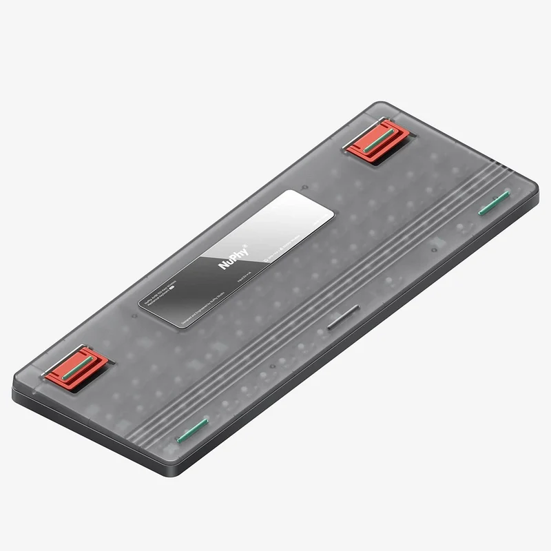 NuPhy Air96 V2 QMK/VIA RGB Hot-Swappable 100-Key Wireless Mechanical Keyboard (Lunar Gray) (Cowberry Switch)