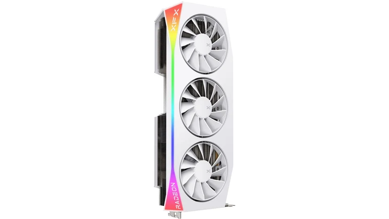 XFX Mercury AMD Radeon RX 9070 XT OC Gaming Ed. with RGB 16GB GDDR6 Graphics Card (White) (RX-97TRGBBW9)