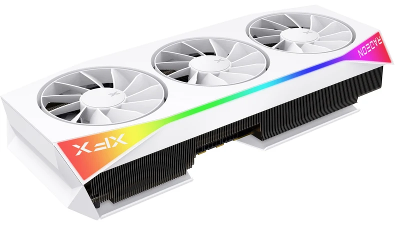 XFX Mercury AMD Radeon RX 9070 XT OC Gaming Ed. with RGB 16GB GDDR6 Graphics Card (White) (RX-97TRGBBW9)