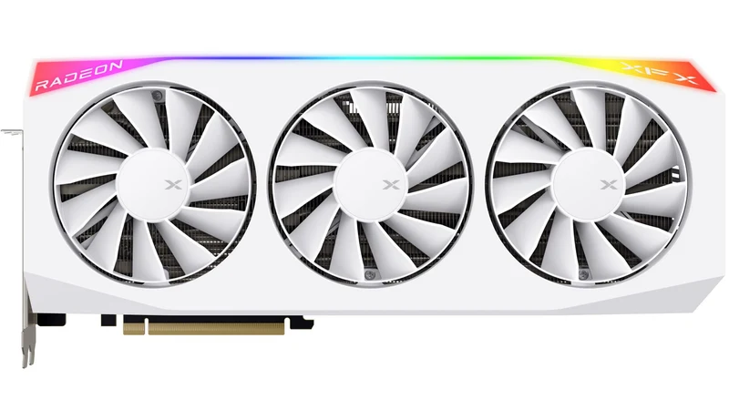 XFX Mercury AMD Radeon RX 9070 XT OC Gaming Ed. with RGB 16GB GDDR6 Graphics Card (White) (RX-97TRGBBW9)