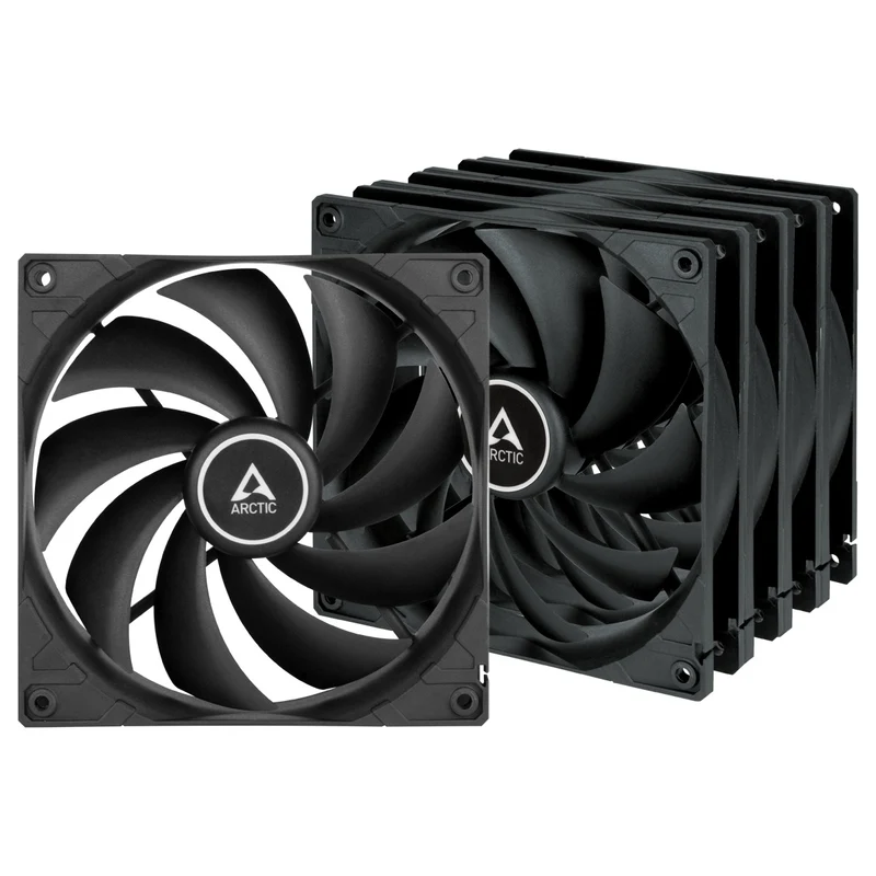 Arctic F14 PWM PST 140mm PWM 5-Pack Fan (Black) (ACFRE00233A)