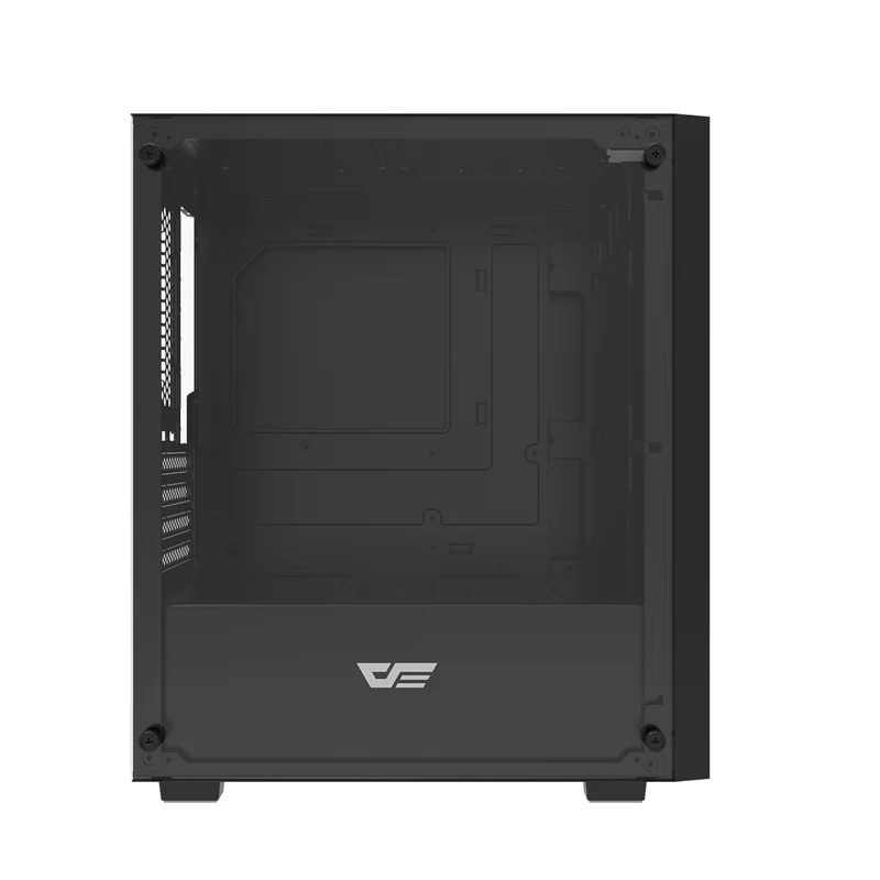DarkFlash M305 Mesh TG Panel Luxury M-ATX PC Case (Black, White)