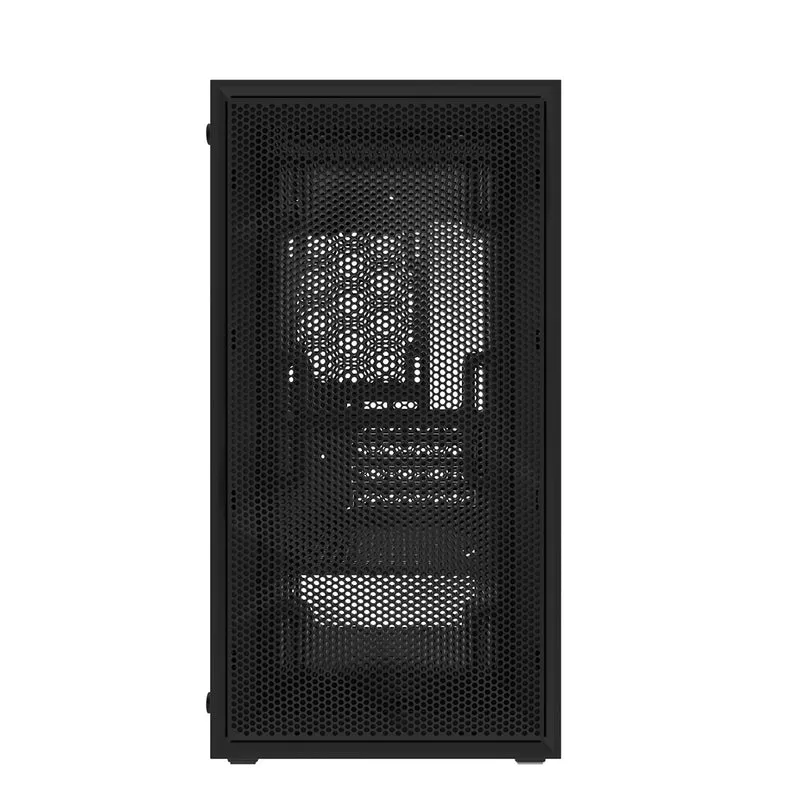 DarkFlash M305 Mesh TG Panel Luxury M-ATX PC Case (Black, White)